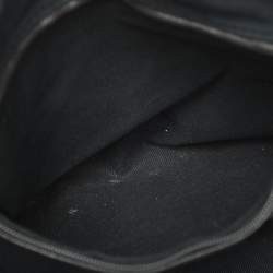 Pre Owned Yves Saint Laurent Easy Y Studded Black Leather Boston Bag