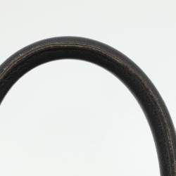 Pre Owned Yves Saint Laurent Easy Y Studded Black Leather Boston Bag