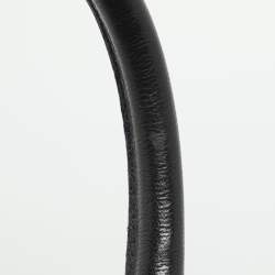 Pre Owned Yves Saint Laurent Easy Y Studded Black Leather Boston Bag