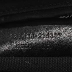 Pre Owned Yves Saint Laurent Easy Y Studded Black Leather Boston Bag