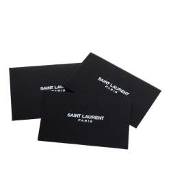 مملوكة مسبقًا حقيبة كلتش سان لوران جلد ماتيلاس بني فاتح بسلسلة