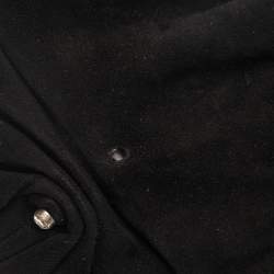 Pre Owned حقيبة سان لوران باريس سويدي أسود صغيرة