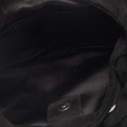 Pre Owned حقيبة سان لوران باريس سويدي أسود صغيرة