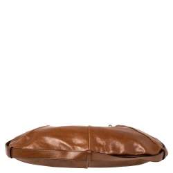 Pre Owned Yves Saint Laurent Brown Leather Mombasa Hobo 