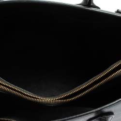 Pre Owned Saint Laurent Paris Black Leather Medium Sac De Jour Tote