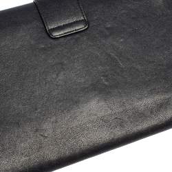 Pre Owned Yves Saint Laurent Blue Leather Y-Ligne Clutch