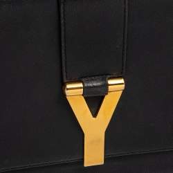 Pre Owned Yves Saint Laurent Blue Leather Y-Ligne Clutch