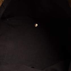 Pre Owned Yves Saint Laurent Brown Leather Large Downtown Tote