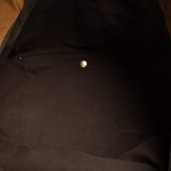 Pre Owned Yves Saint Laurent Brown Leather Large Downtown Tote