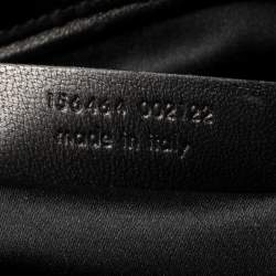 Pre Owned حقيبة ايف سان لوران ميوز كبيرة جلد أسود 