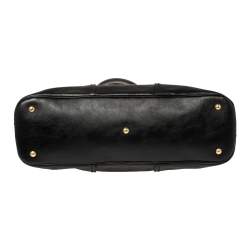 Pre Owned حقيبة ايف سان لوران ميوز كبيرة جلد أسود 