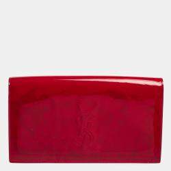Belle de jour glitter clutch bag Yves Saint Laurent Pink in