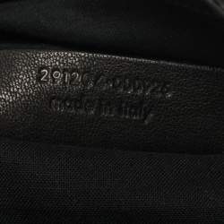 Pre Owned Yves Saint Laurent Black Leather Medium Cabas Chyc Shoulder Bag