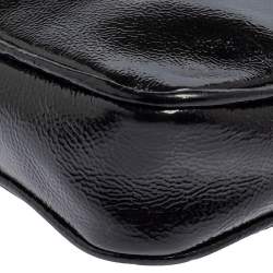 Pre Owned Yves Saint Laurent Black Leather Belle De Jour Chain Pouch