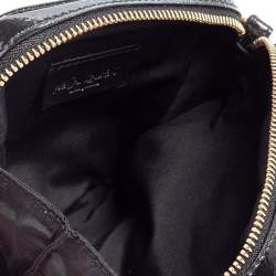 Pre Owned Yves Saint Laurent Black Leather Belle De Jour Chain Pouch