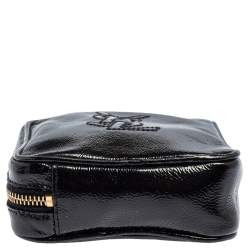 Pre Owned Yves Saint Laurent Black Leather Belle De Jour Chain Pouch