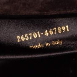 مملوكة مسبقًا حقيبة كلتش سان لوران باريس واي-لاين جلد ثعبان بني