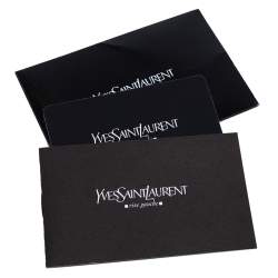 Pre Owned Yves Saint Laurent Beige Canvas and Leather Horn Mala Mala Bag