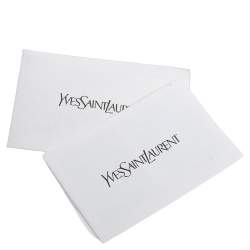 Pre Owned حقيبة كتف أيف سان لوران داندي جلد أحمر