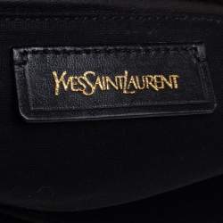 Pre Owned حقيبة كتف أيف سان لوران داندي جلد أحمر