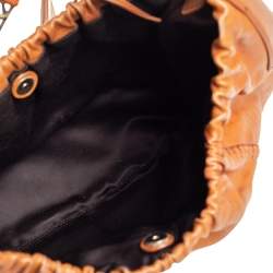 Pre Owned Yves Saint Laurent Tan Leather Vincennes Mombasa Hobo