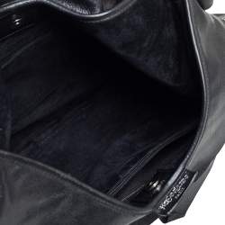Pre Owned Yves Saint Laurent Black Leather St. Tropez Mombasa Hobo