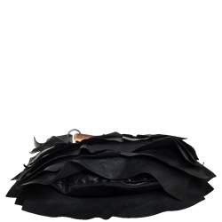 Pre Owned Yves Saint Laurent Black Leather St. Tropez Mombasa Hobo