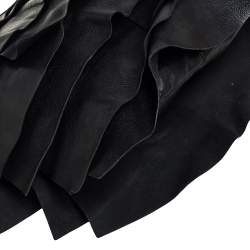 Pre Owned Yves Saint Laurent Black Leather St. Tropez Mombasa Hobo