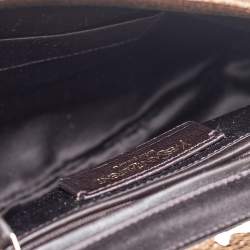 مملوكة مسبقًا Yves Saint Laurent Metallic Gold Textured Leather Emma Chain Bag