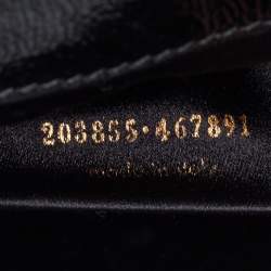 Pre Owned Yves Saint Laurent Black Patent Leather Belle De Jour Flap Clutch