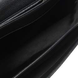 Pre Owned Yves Saint Laurent Black Leather Medium Chyc Flap Bag
