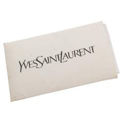 Pre Owned حقيبة ايف سان لوران موس جلد بيج كبيرة