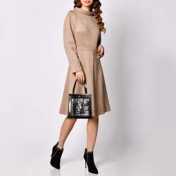 Pre Owned Yves Saint Laurent Black Croc Embossed Leather Tote