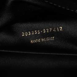 Pre Owned Yves Saint Laurent Black Patent Leather Belle De Jour Flap Clutch