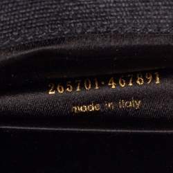 مملوكة مسبقًا Yves Saint Laurent Black Leather Large Chyc Clutch