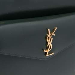 م ملوكة مسبقًا حقيبة يد توتس ايف سان لوران جلد أخضر