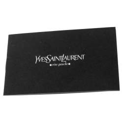 Pre Owned Yves Saint Laurent  Black Suede and Leather Fringe Mombasa Hobo