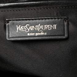 Pre Owned Yves Saint Laurent Bubble Gum Pink Leather Oversized Muse Bag