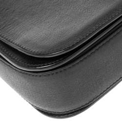 Pre Owned Yves Saint Laurent Black Leather Medium Chyc Flap Bag