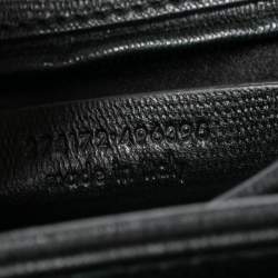 Pre Owned Yves Saint Laurent Black Leather Medium Chyc Flap Bag