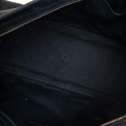 مملوكة مسبقًا حقيبة يد إيف سان لوران باريس كاباس شيك جلد مخرم أسود متوسطة