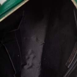 Pre Owned حقيبة ساتشل أيف سان لوران موس متوسطة جلد أخضر