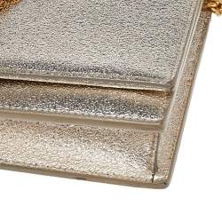 Pre Owned Yves Saint Laurent Gold Leather Small Kate Shoulder Bag