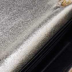 Pre Owned Yves Saint Laurent Gold Leather Small Kate Shoulder Bag