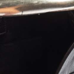 Pre Owned حقيبة هوبو سان لوران موباسا مينى جلد أسود