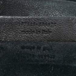 Pre Owned حقيبة ساتشل أيف سان لوران موس تو كبيرة سويدي وجلد ذهبي/ أسود