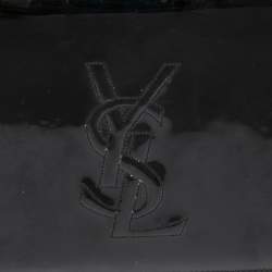 Pre Owned حقيبة كلتش إيف سان لوران بيل دي جور جلد لامع أسود 