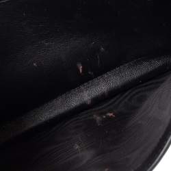 Pre Owned Yves Saint Laurent Gold Leather Kate Monogram Clutch