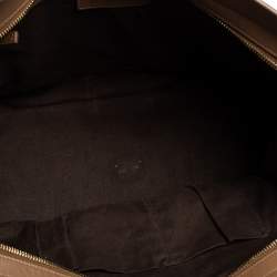 Pre Owned Yves Saint Laurent Brown Leather Medium Cabas Chyc Tote