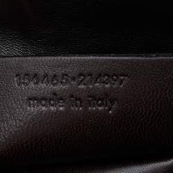 مملوكة مسبقًا Yves Saint Laurent Brown Ostrich Leather Medium Muse Satchel